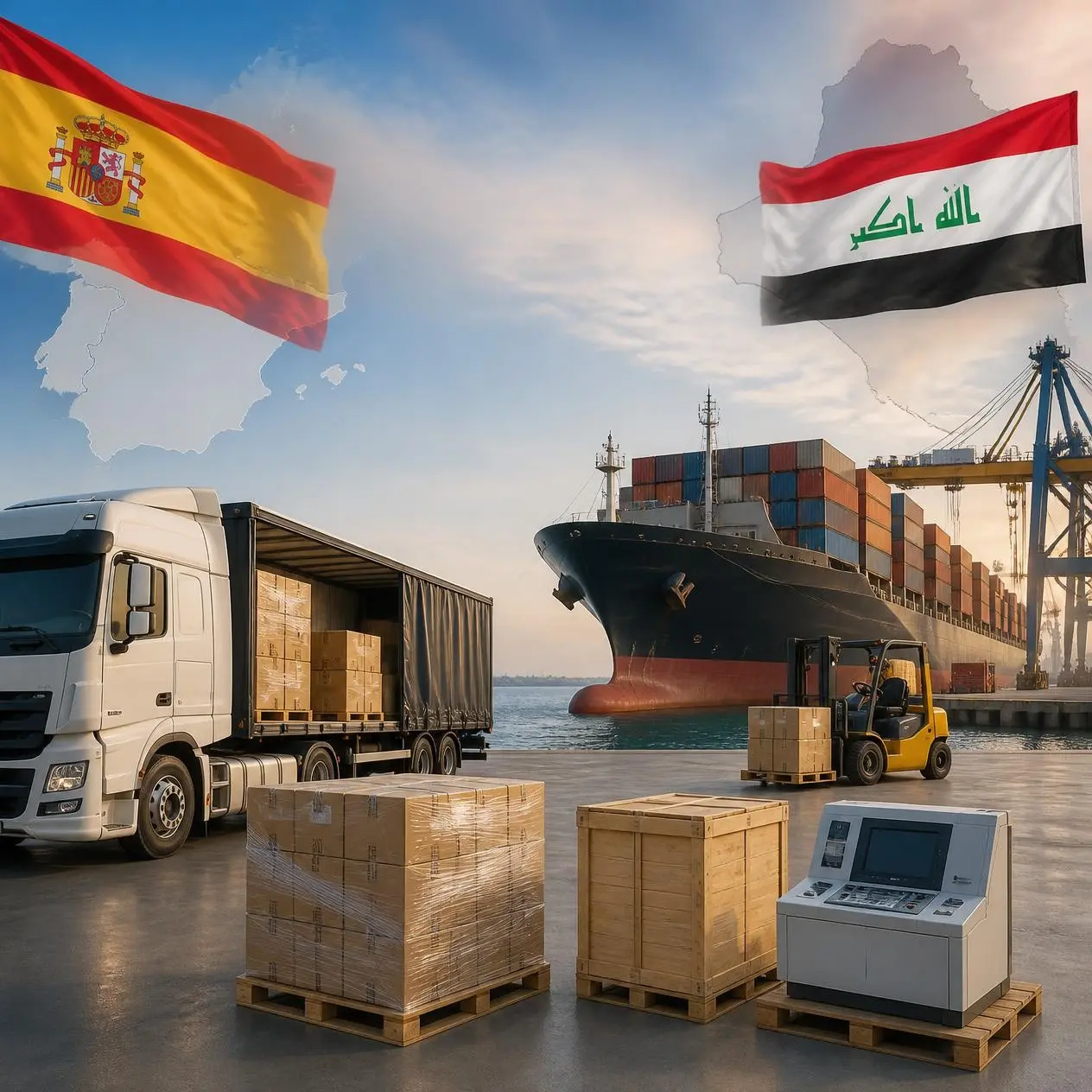 Freight Forwarding between Spain & Iraq 
