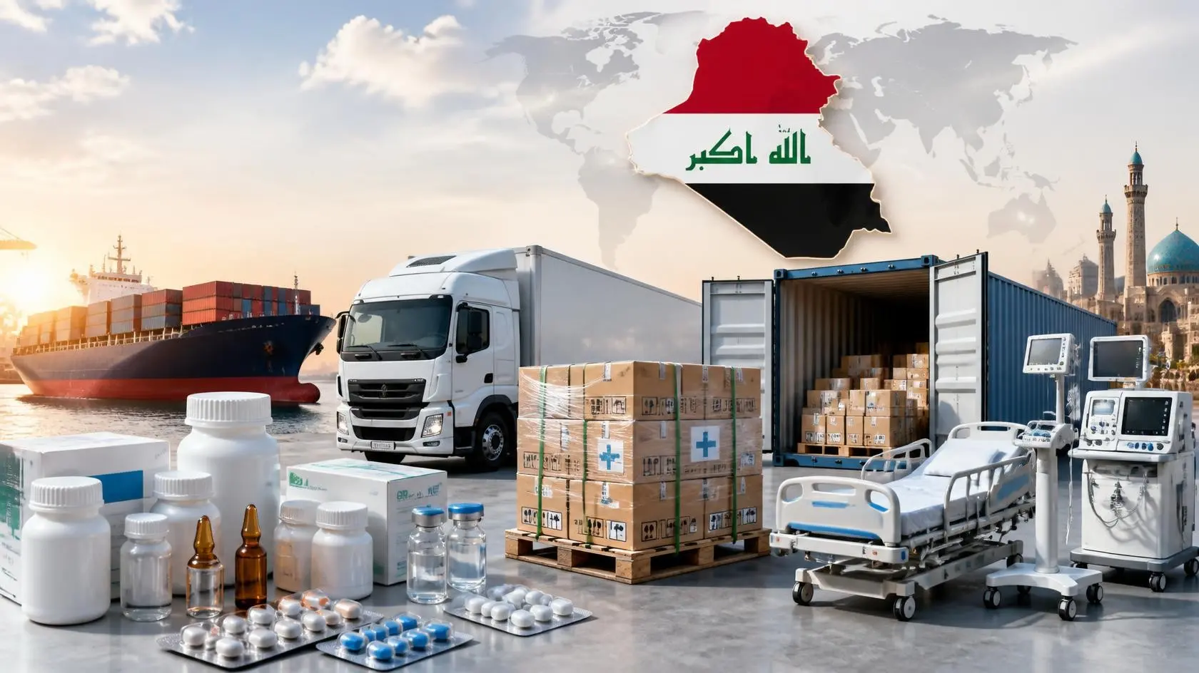 Pharmaceutical & Medical Logistics Services to Iraq