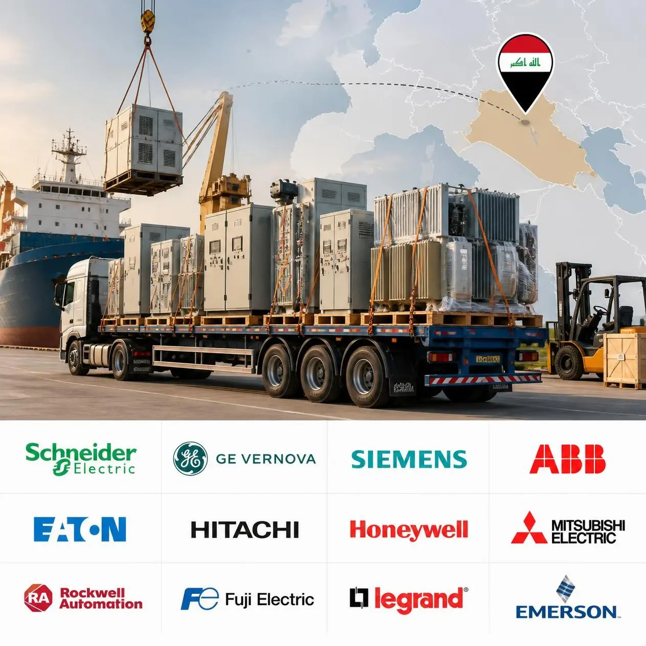 Untitled design - 2026-08-19T154233.327 Industrial Electrical Equipment Logistics to Iraq