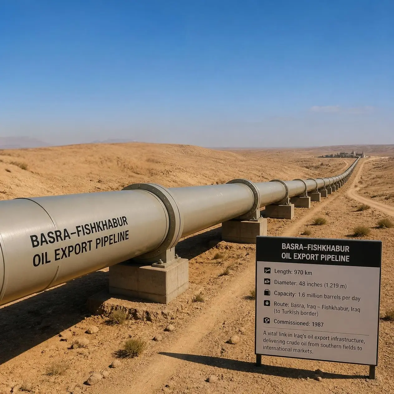 Iraq’s New Basra–Fishkhabur Export Pipeline