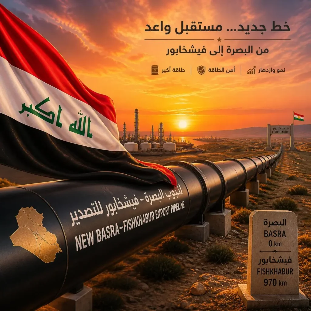 Iraq’s New Basra–Fishkhabur Export Pipeline