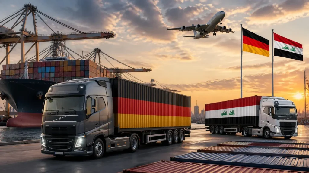 Shipping and Freight Forwarding Solutions from Germany to Iraq