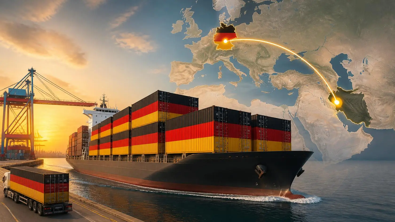 Sea Freight from Germany to Iraq