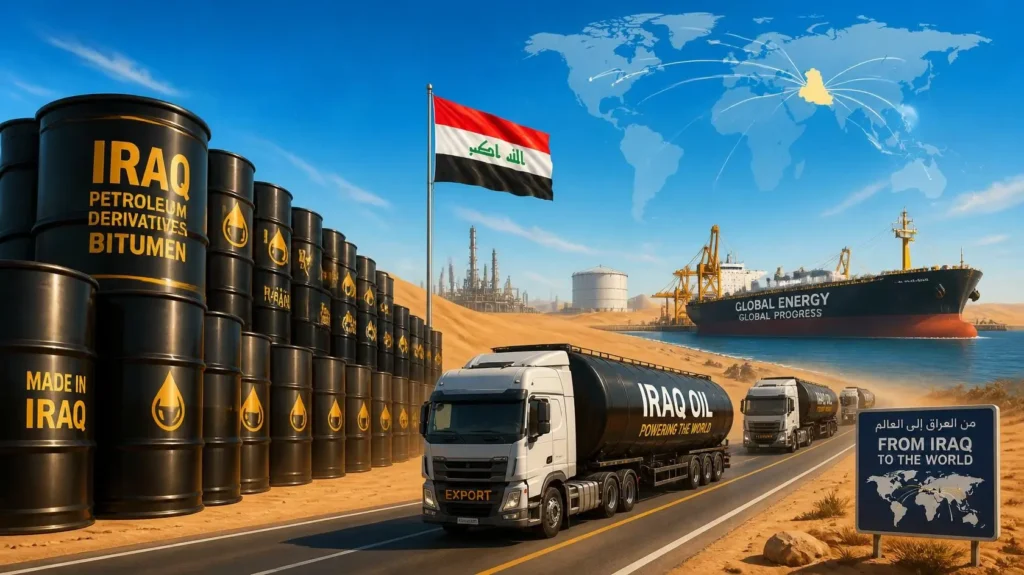 Export Petroleum Derivatives & Bitumen from Iraq to International Markets