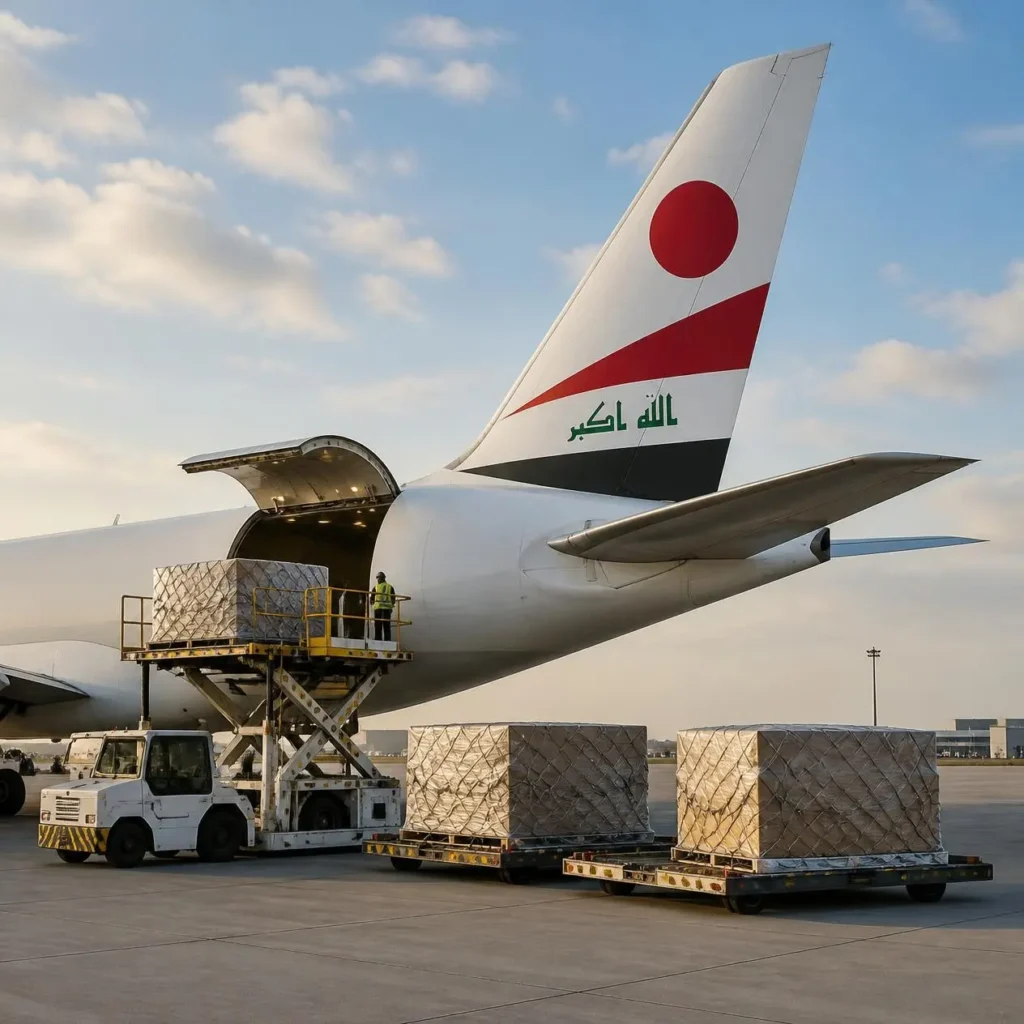 air freight from Japan to Iraq