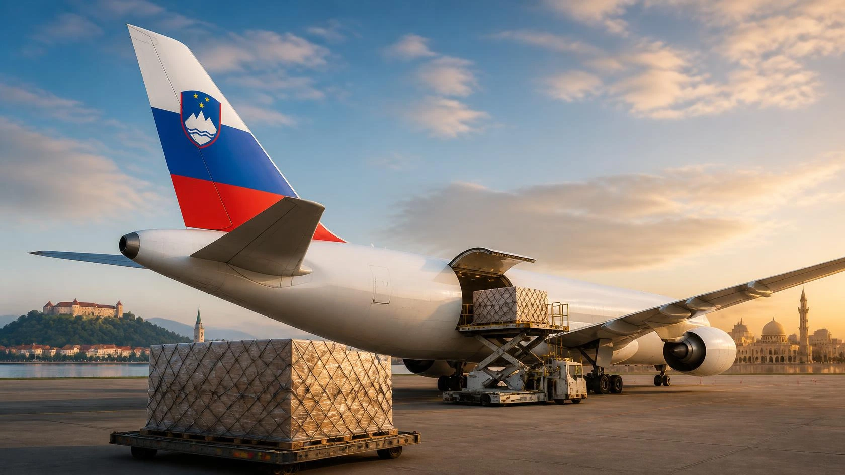 Air cargo from Slovenia to Iraq