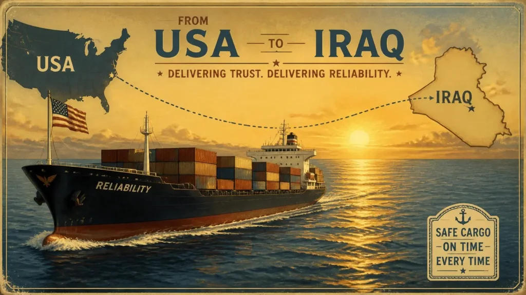 USA to Iraq Shipping & Freight Forwarding Solutions
