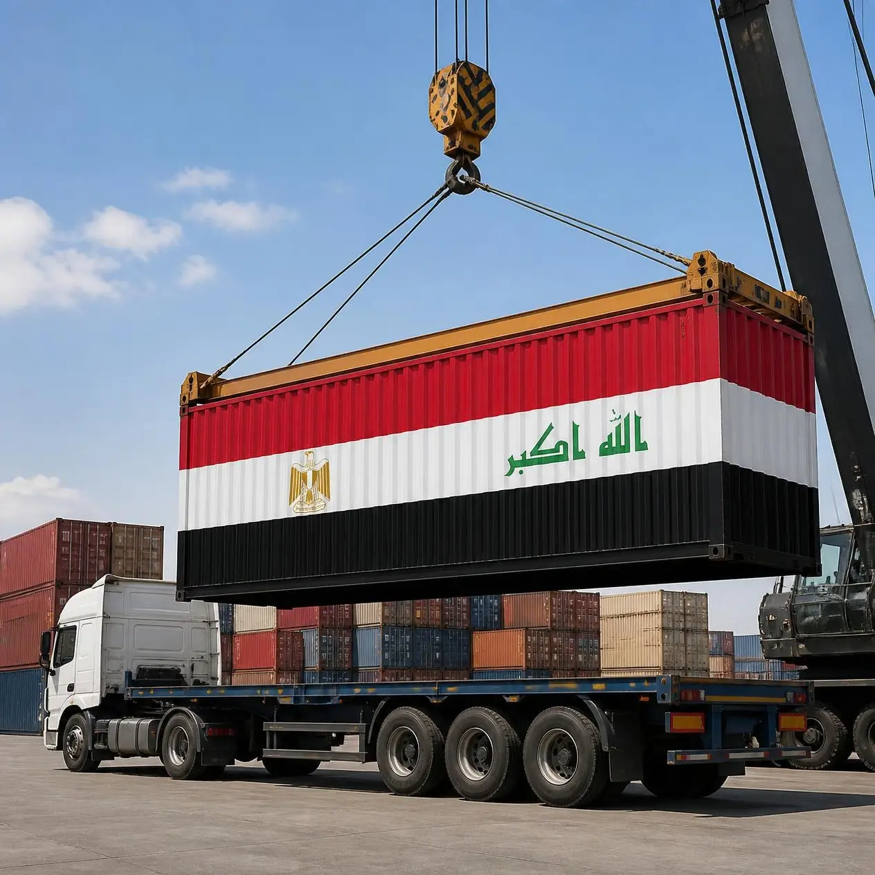 Road Transportation by Truck from Egypt to Iraq