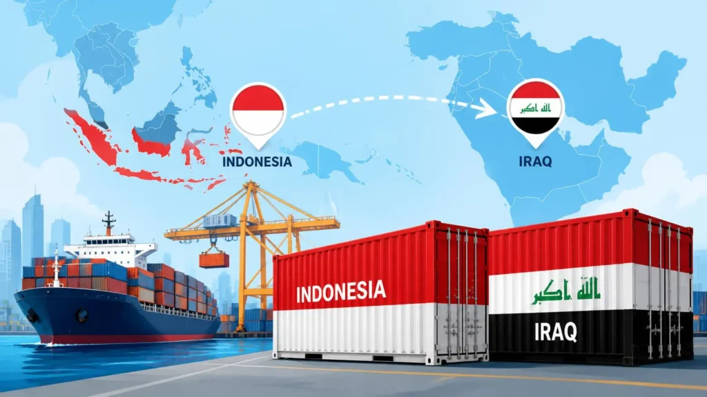 Shipping from Indonesia to Iraq